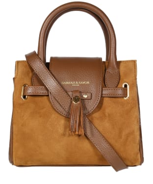 Women's Fairfax & Favor The Mini Windsor Handbag - Tan Suede