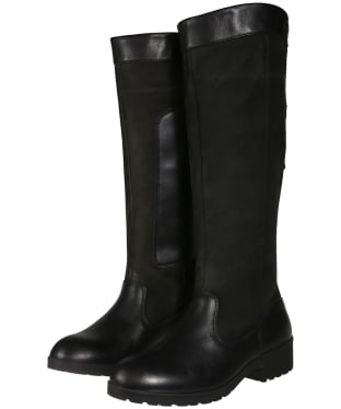 Women's Dubarry Clare Waterproof Leather Boots - Black