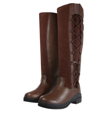 Women's Ariat Grasmere H2O Waterproof Leather Boots - Chocolate