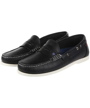 Men's Dubarry Spinnaker Slip-on Leather Deck Shoes - Navy