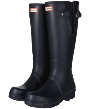 Men's Hunter Original Side Adjustable Fit Tall Wellington Boots - Navy