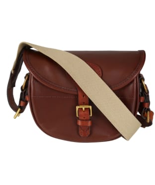 Alan Paine Leather Cartridge Bag - Brown