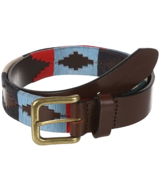 pampeano Hand Stitched Leather Polo Belt - Multi