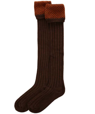 Men's Pennine Penrith Wool Rich Shooting Socks - Spice