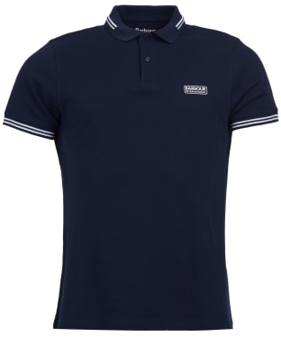 Men's Barbour International Essential Tipped Polo Shirt - International Navy