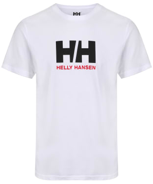 Men's Helly Hansen Logo Short Sleeved Cotton T-Shirt - White