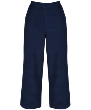 Women's Lily & Me Cropped Cord Trousers - Navy