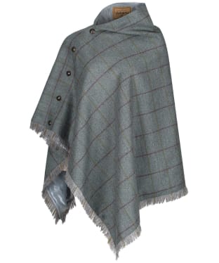 Women's Dubarry Hazelwood Teflon® Tweed Poncho - Sorrel