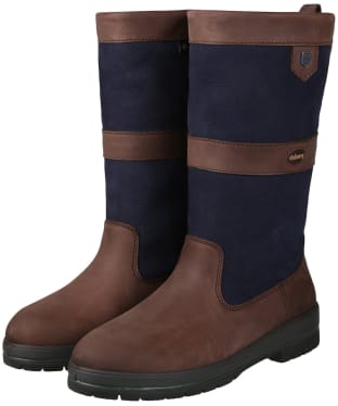 Dubarry Kildare Waterproof Boots - Navy / Brown