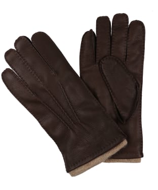 Men's Dubarry Lisryan Leather Gloves - Mahogany