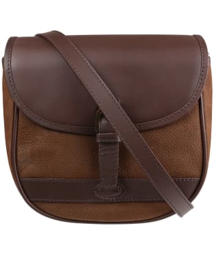 Women's Dubarry Clara Large Leather Saddle Bag - Walnut