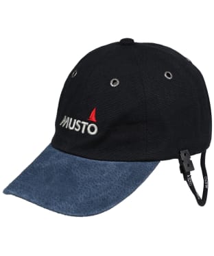 Musto Evolution Original Adjustable Fit Cotton Crew Cap - Black