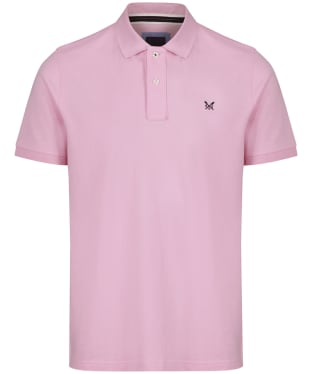 Men's Crew Clothing Classic Pique Short Sleeved Polo Shirt - Classic Pink