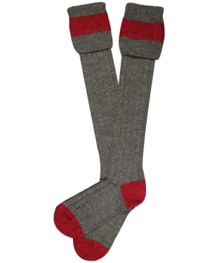 Pennine Byron Wool Rich Shooting Socks - Derby Tweed