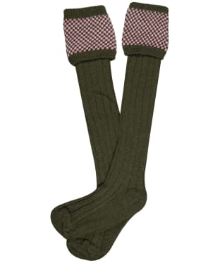 Men's Pennine Penrith Wool Rich Shooting Socks - Pink