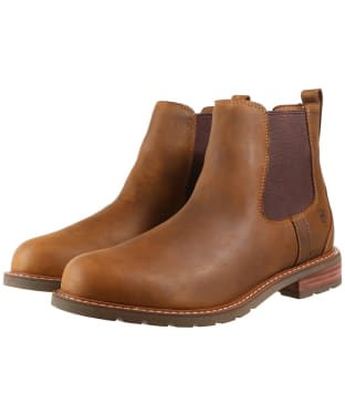Men's Ariat Wexford H2O Waterproof Leather Boots - Weathered Brown