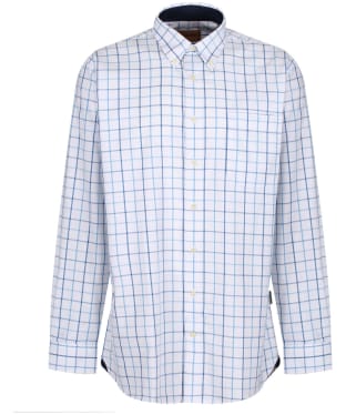 Men's Schoffel Brancaster Long Sleeve Shirt - New Blue Check
