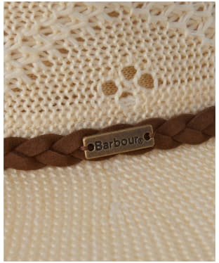 Women's Barbour Flowerdale Trilby Hat - Cream