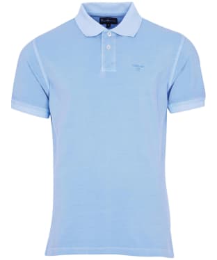 Men's Barbour Washed Sports Polo Shirt - Sky