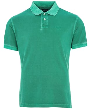 Men's Barbour Washed Sports Polo Shirt - Turf