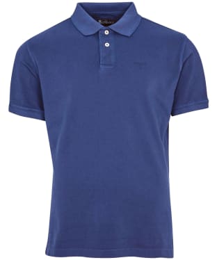 Men's Barbour Washed Sports Polo Shirt - Navy