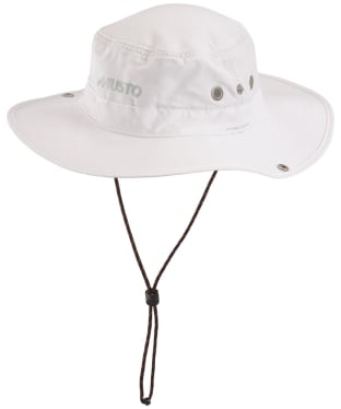 Musto Evolution Fast Dry, Water Repellent Brimmed Hat - White
