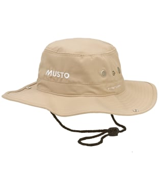 Musto Evolution Fast Dry, Water Repellent Brimmed Hat - Light Stone
