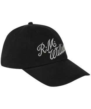 R.M. Williams Script Baseball Cap - Black Silver