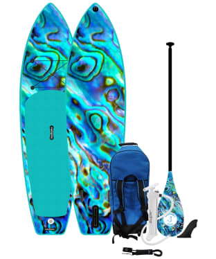 Sandbanks Style Ultimate Inflatable Stand-Up Paddle Board Package 10'6" - Paua