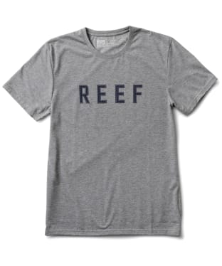 Men's Reef Surfari Moisture Wicking Short Sleeved T-Shirt - Grey / Navy