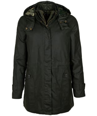Women's Barbour Cannich Waxed Jacket - Sage