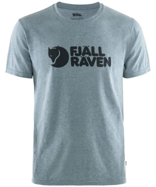Men’s Fjallraven Logo Short Sleeve T-Shirt - Uncle Blue Melange