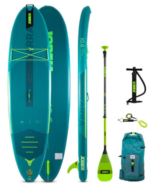 Jobe Yarra 10'6" Inflatable Paddle Board Package - Teal