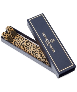 Women’s Fairfax & Favor Removable Boot Tassels - Cheetah Haircalf