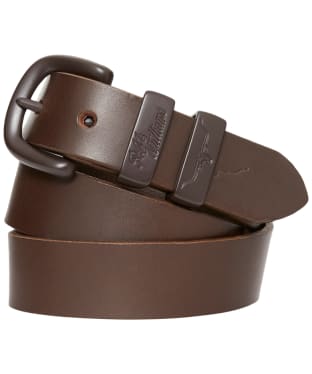 Men's R.M. Williams Drover Leather Belt - Chocolate