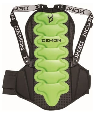 Demon Flexforce Pro Adjustable Spine Guard - Black