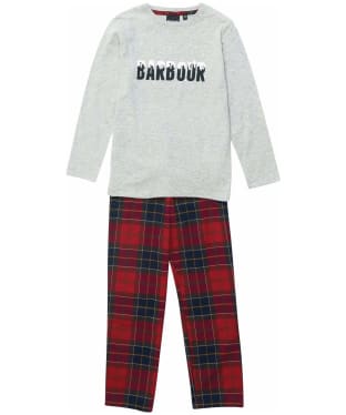 Boy’s Barbour Frank Pyjama Set – 6-9yrs - Red Tartan