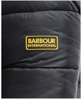 Men's Barbour International Legacy Bobber Quilted Jacket - Black
