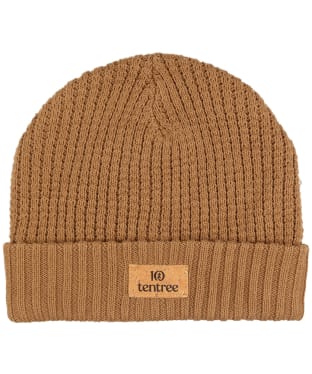 Tentree Patch Turn-Up Knitted Beanie - Foxtrot Brown