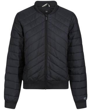 Women’s Tentree Cloud Shell Quilted Bomber Jacket - Jet Black
