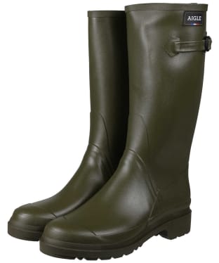 Men’s Aigle Cessac Tall Rubber Wellington Boots - Khaki