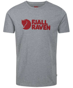 Men’s Fjallraven Logo Short Sleeve T-Shirt - Grey Melange