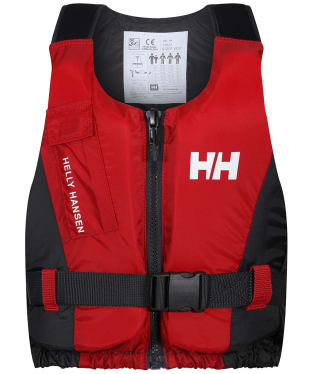 Helly Hansen Rider Zip-Up Buoyancy Aid Life Vest - Red / Ebony