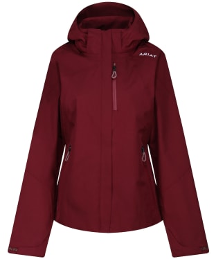 Women’s Ariat Coastal Waterproof Breathable Jacket - Zinfandel