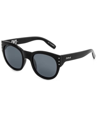 Carve Ivy Polarized Lens Polycarbonate And Metal Frame Sunglasses - Gloss Black