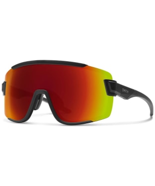 Smith Wildcat Cycling, Biking Sunglasses – Black – ChromaPop Red Lens - Matte Black