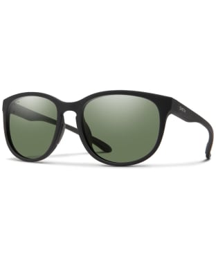 Smith Lake Shasta Square Sports Sunglasses – Chromapop Polarized Grey Green - Matte Black