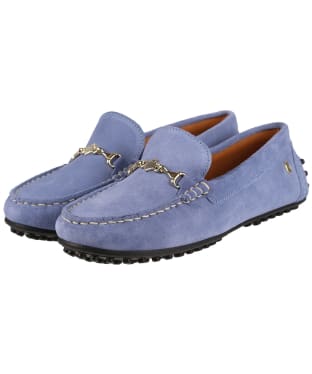 Women’s Fairfax & Favor Trinity Driving Shoes - Cornflower Blue