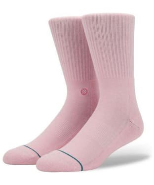 Stance Icon Crew Arch Support Socks - Pink