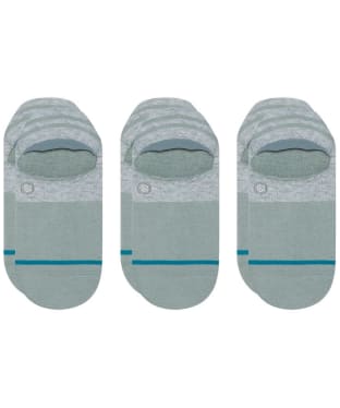 Stance Gamut 2 No Show Socks – 3 Pack - Grey Heather